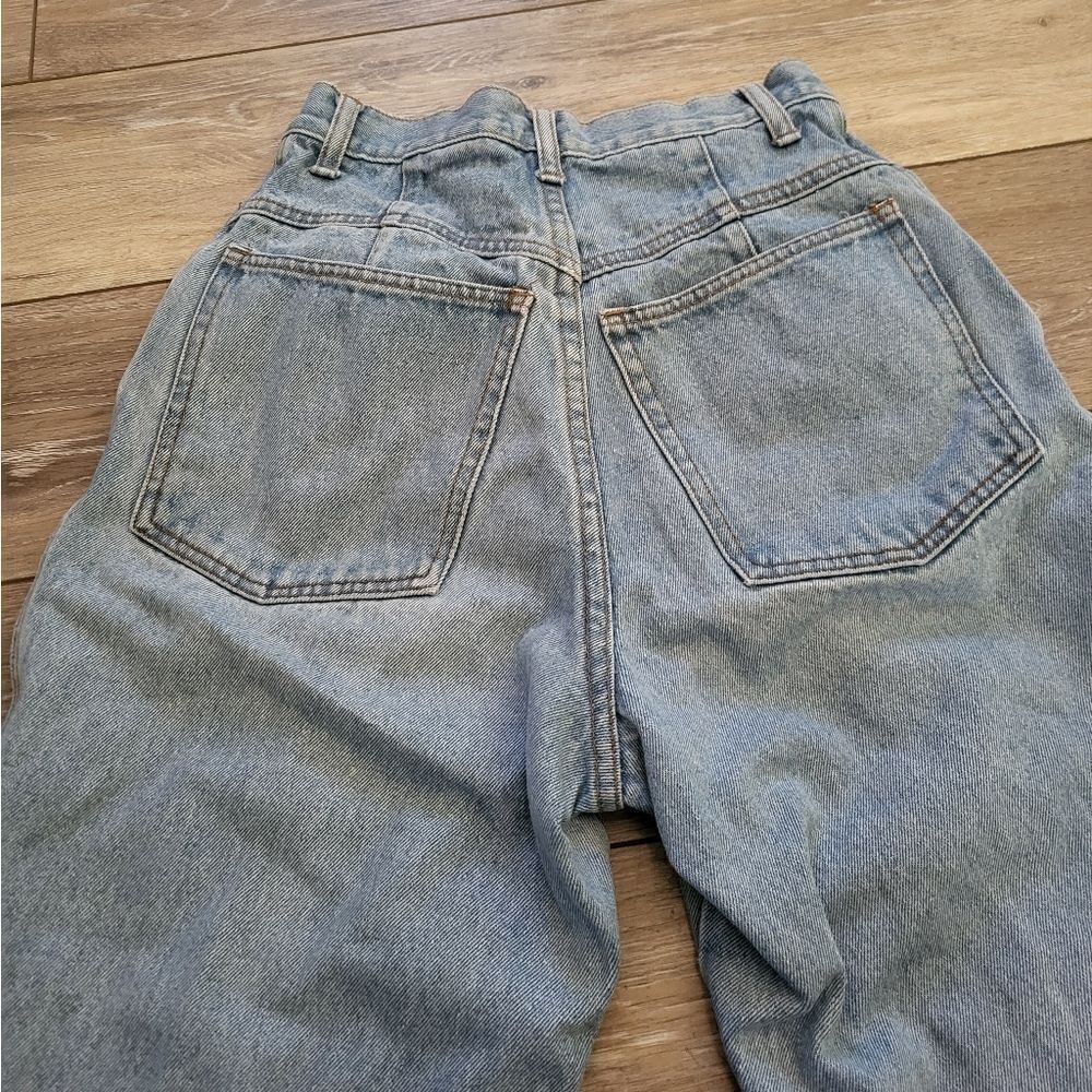 Vintage 100% cotton RIO Jeans size xs light blue mom jean - Picture 13 of 13